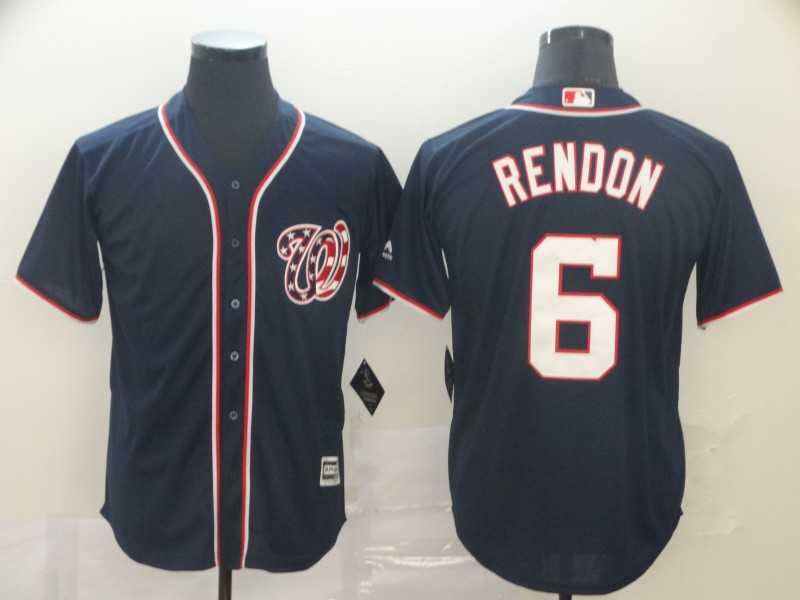 Nationals 6 Anthony Rendon Navy Cool Base Jersey,We sell and wholesale Nationals 6 Anthony Rendon Navy Cool Base Jersey on line form chian!